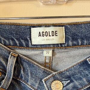 AGOLDE Nico high rise 27 Women's Blue Jeans